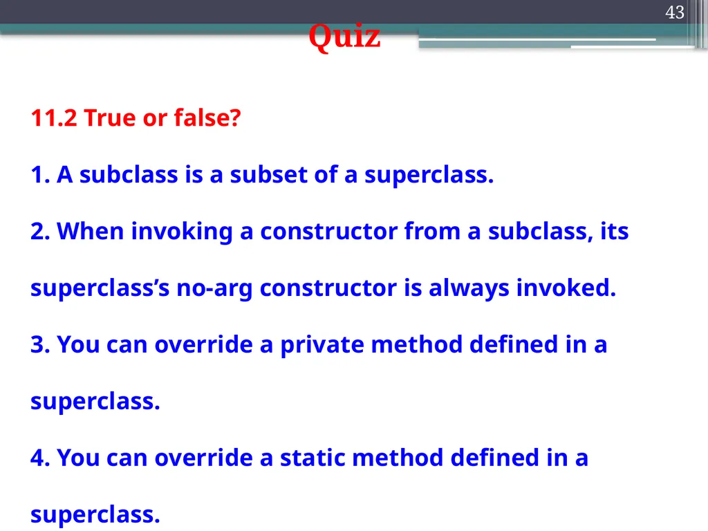 1 Object Oriented programming Instructors: Dr. - slide 43 of 50