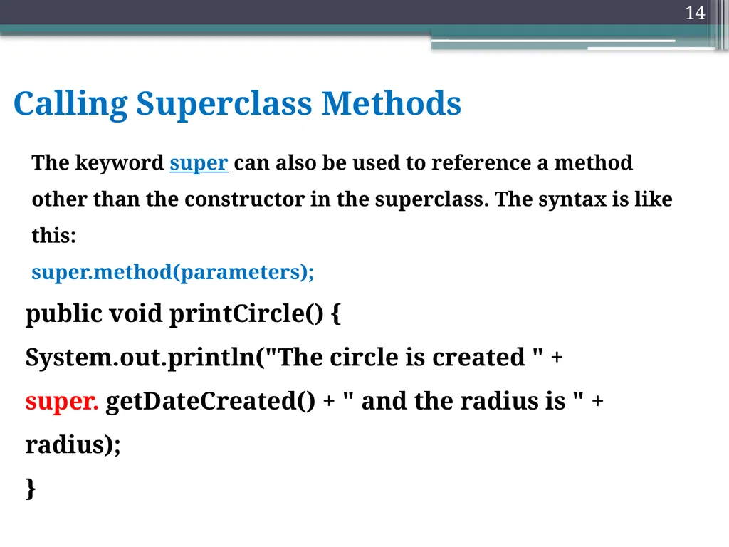 1 Object Oriented programming Instructors: Dr. - slide 14 of 50