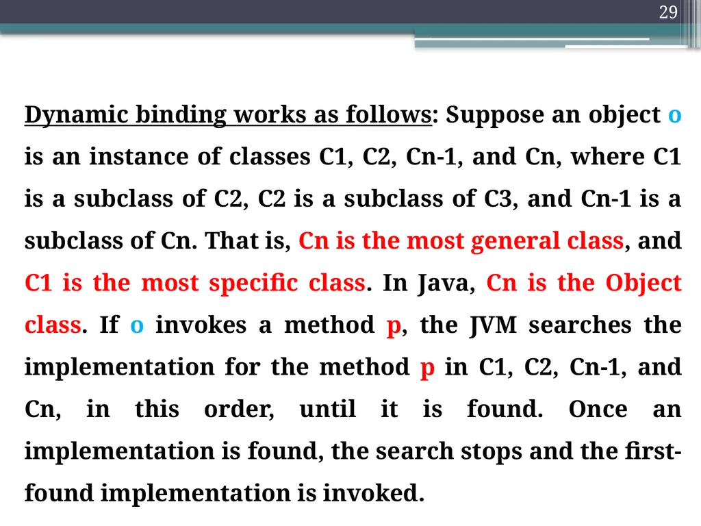 1 Object Oriented programming Instructors: Dr. - slide 29 of 50
