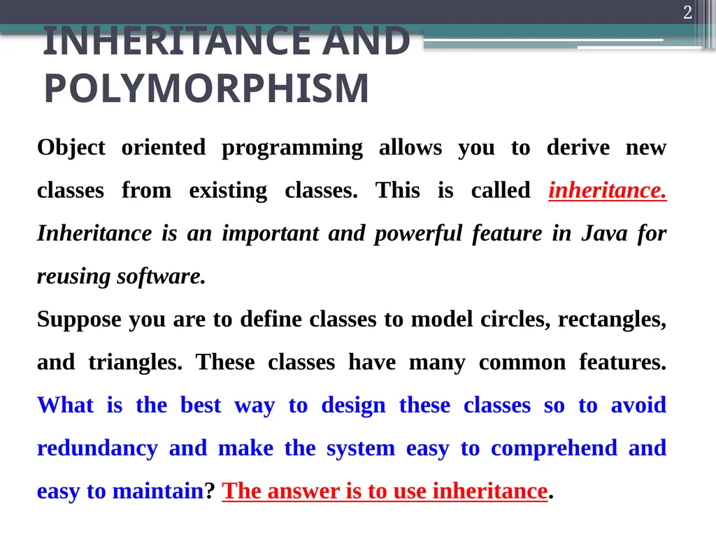 1 Object Oriented programming Instructors: Dr. - slide 2 of 50