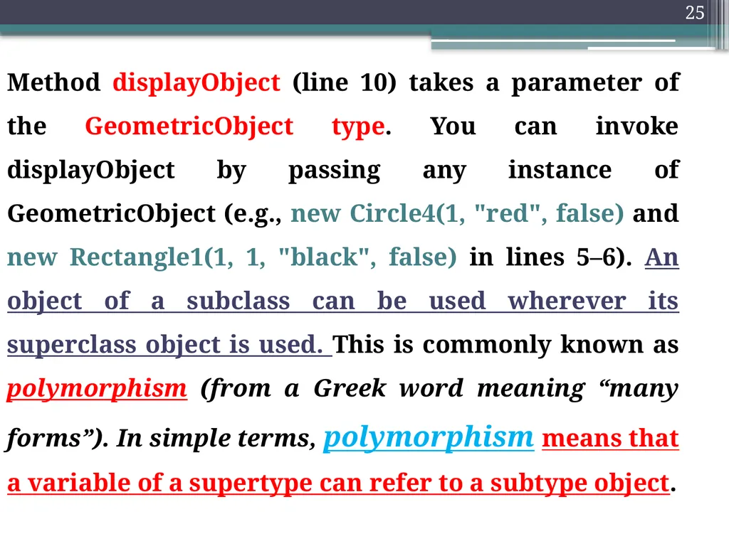 1 Object Oriented programming Instructors: Dr. - slide 25 of 50