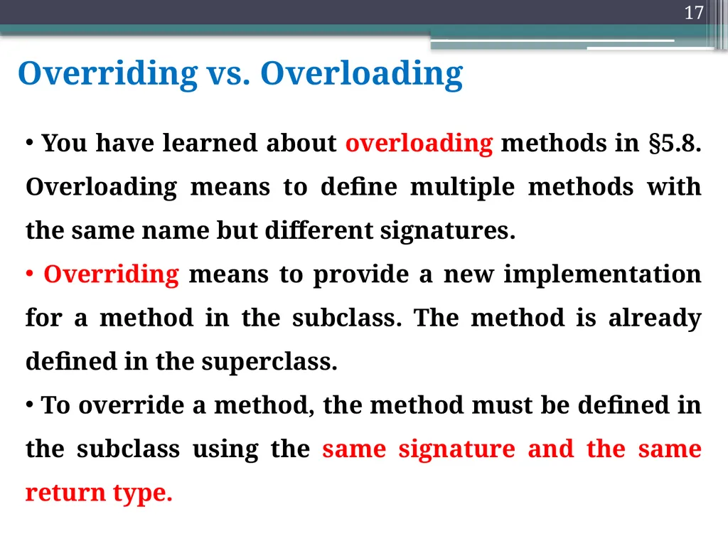 1 Object Oriented programming Instructors: Dr. - slide 17 of 50
