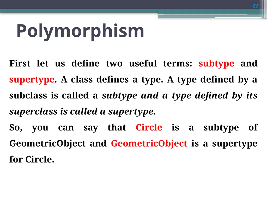 1 Object Oriented programming Instructors: Dr. - slide 22 of 50