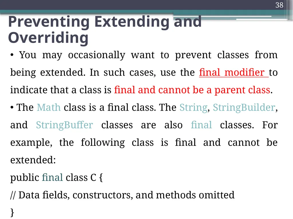 1 Object Oriented programming Instructors: Dr. - slide 38 of 50
