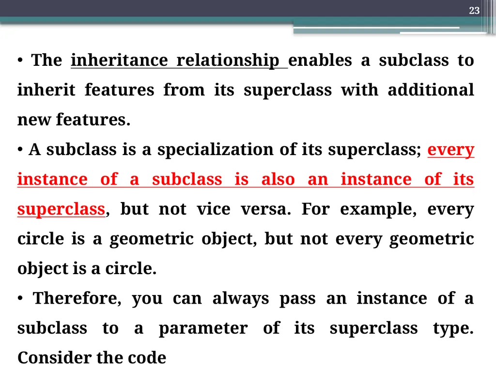 1 Object Oriented programming Instructors: Dr. - slide 23 of 50