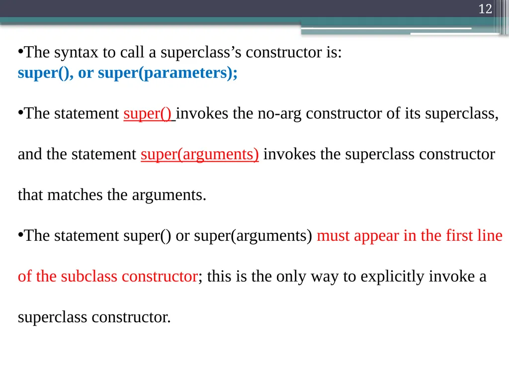 1 Object Oriented programming Instructors: Dr. - slide 12 of 50