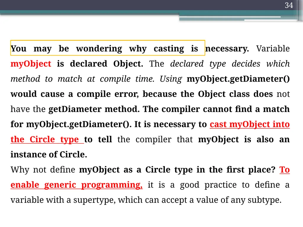 1 Object Oriented programming Instructors: Dr. - slide 34 of 50