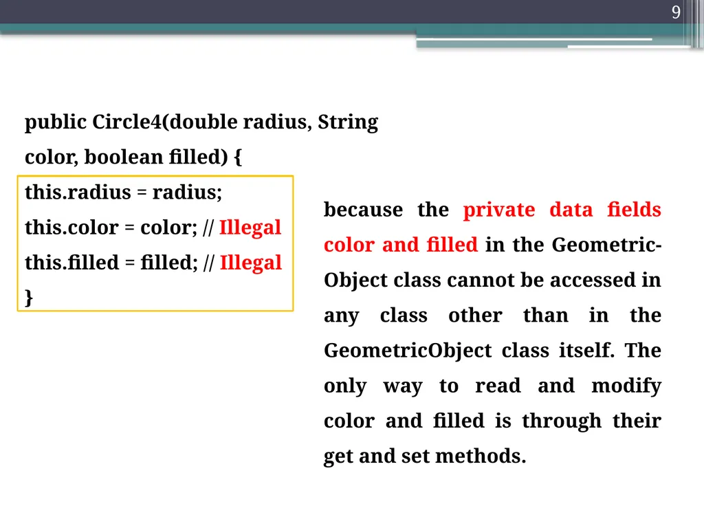 1 Object Oriented programming Instructors: Dr. - slide 9 of 50