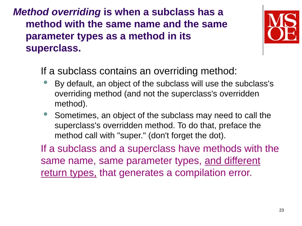 SE-1020 Dr. Mark L. Hornick 1 Composition, - slide 23 of 24