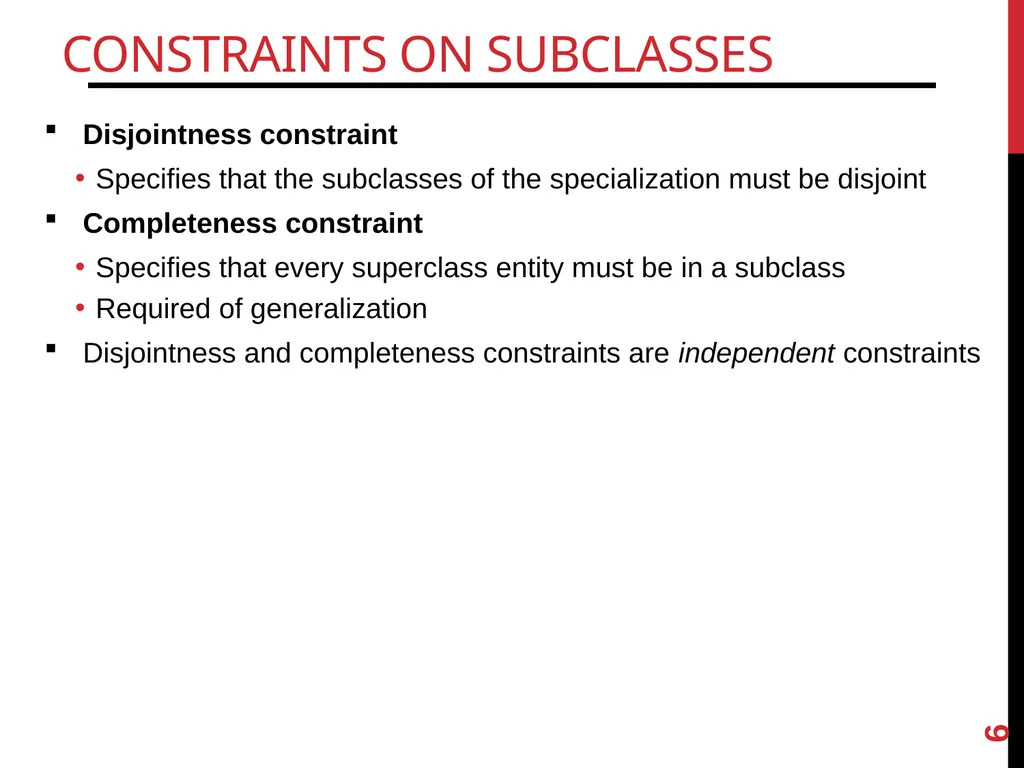 The Enhanced ER (EER) Model Chapter 8 (6/E) - slide 6 of 14