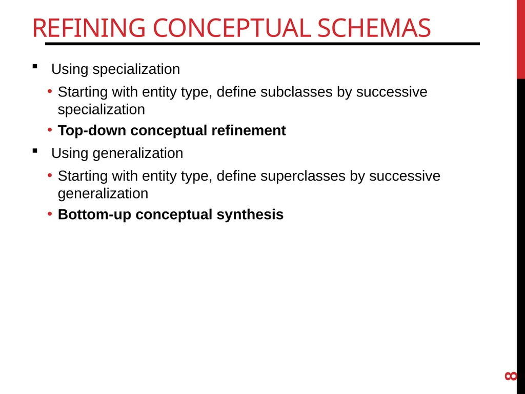 The Enhanced ER (EER) Model Chapter 8 (6/E) - slide 8 of 14