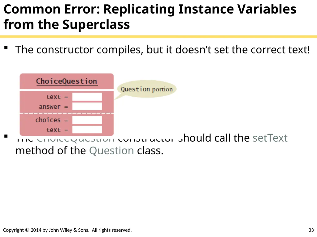 Chapter Goals To learn about inheritance To - slide 33 of 78