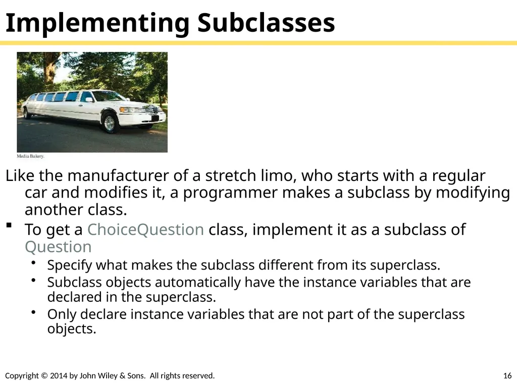 Chapter Goals To learn about inheritance To - slide 16 of 78
