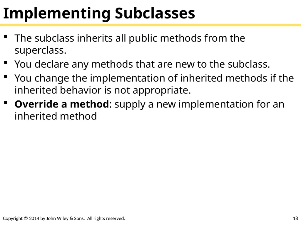 Chapter Goals To learn about inheritance To - slide 18 of 78