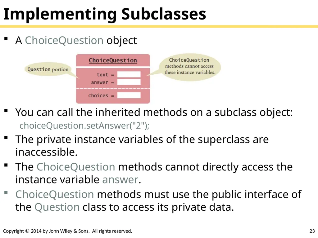 Chapter Goals To learn about inheritance To - slide 23 of 78