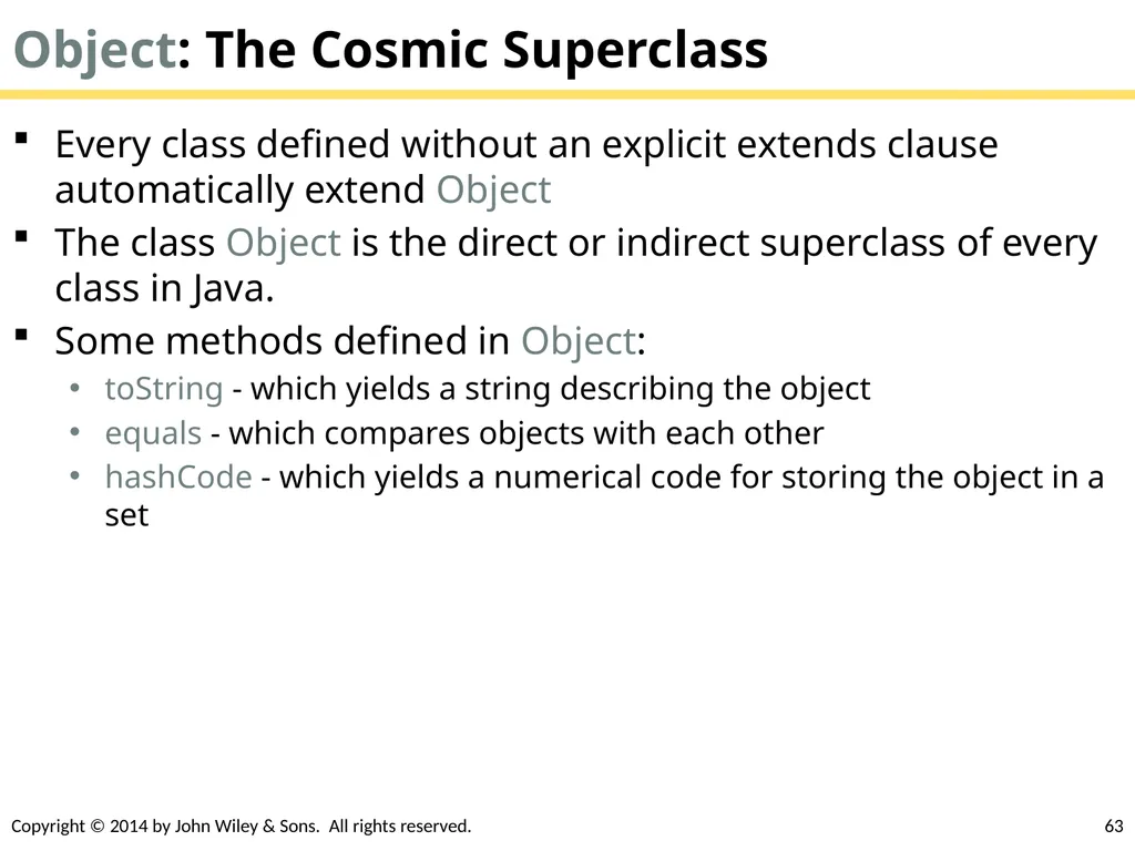 Chapter Goals To learn about inheritance To - slide 63 of 78