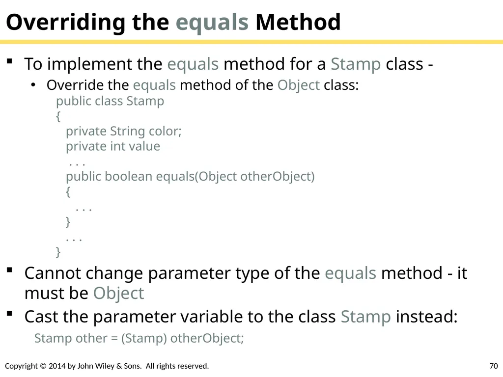 Chapter Goals To learn about inheritance To - slide 70 of 78