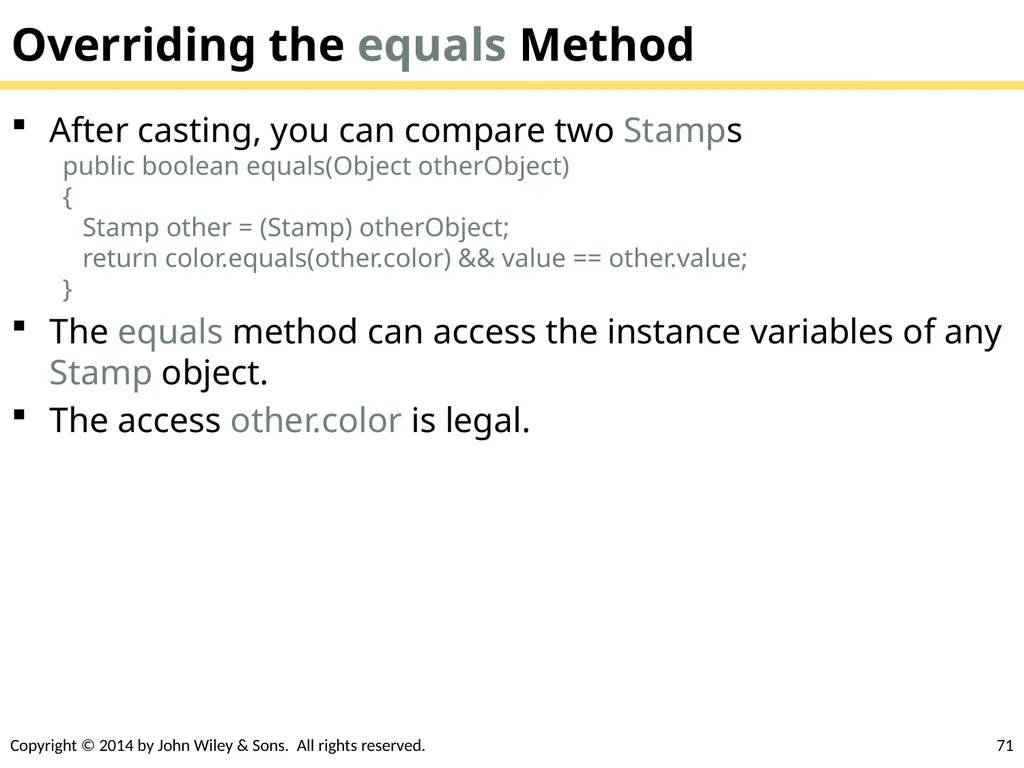 Chapter Goals To learn about inheritance To - slide 71 of 78