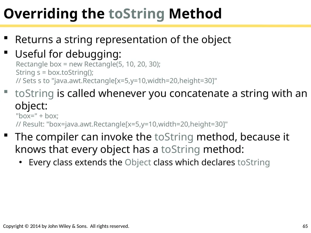 Chapter Goals To learn about inheritance To - slide 65 of 78