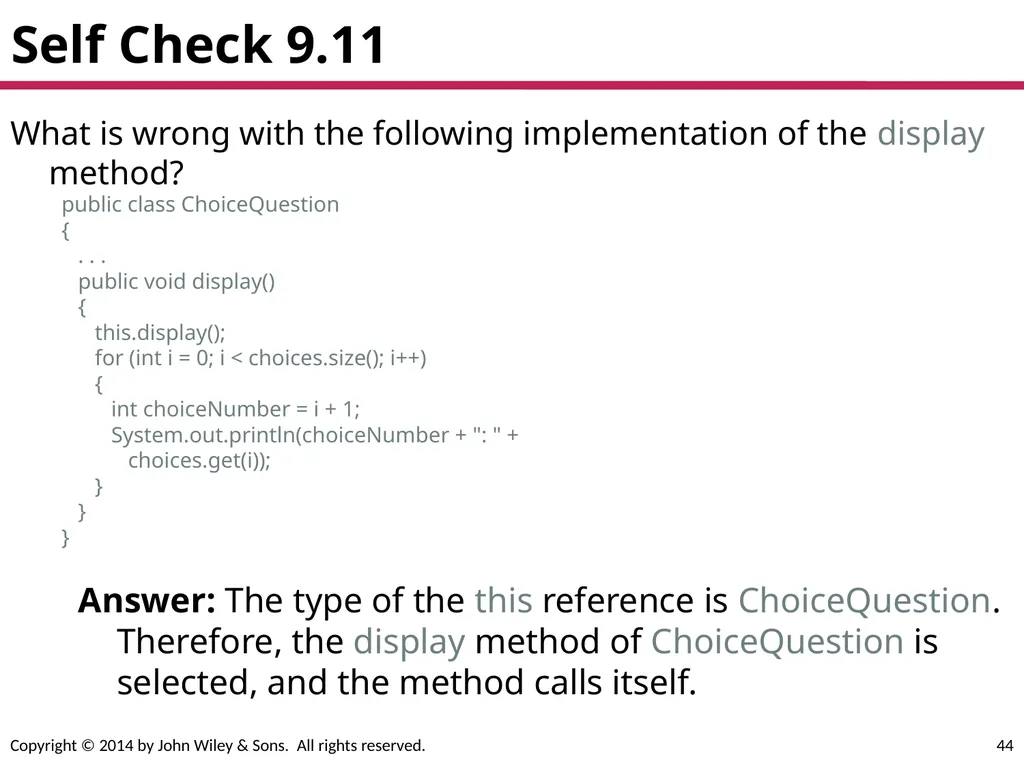 Chapter Goals To learn about inheritance To - slide 44 of 78