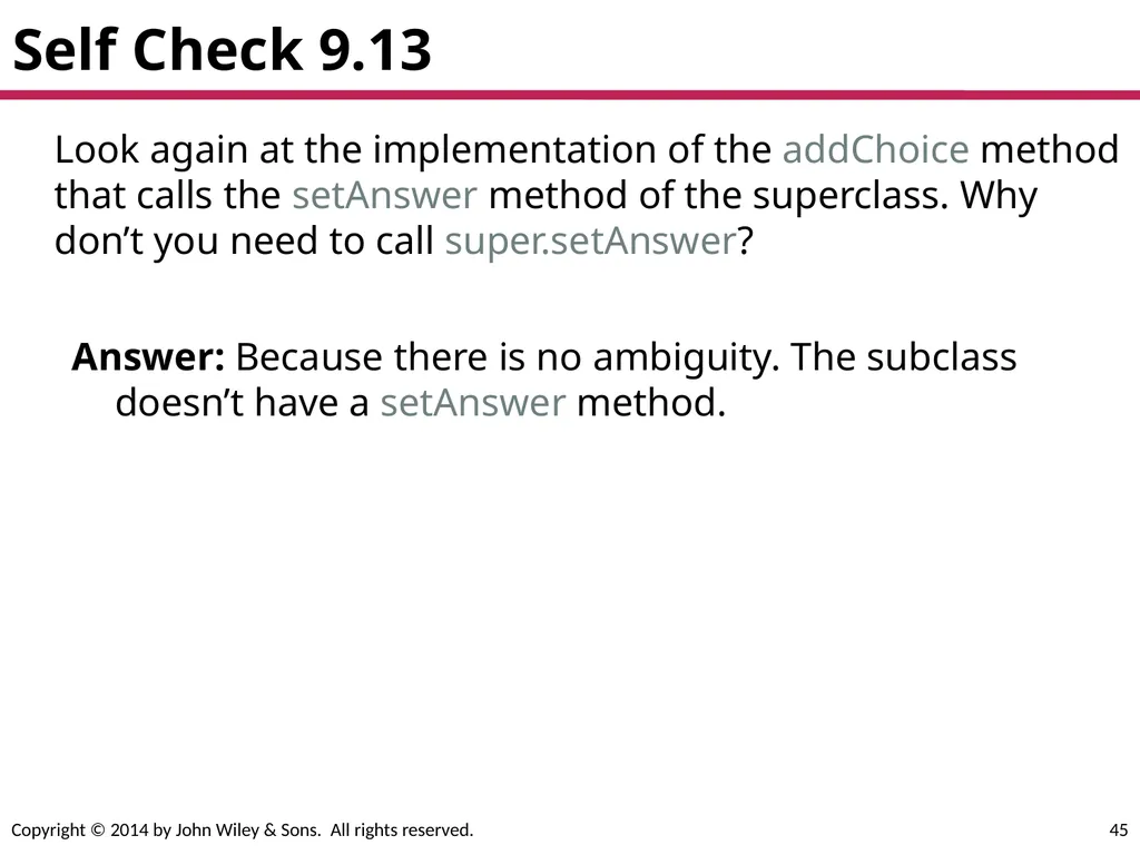 Chapter Goals To learn about inheritance To - slide 45 of 78