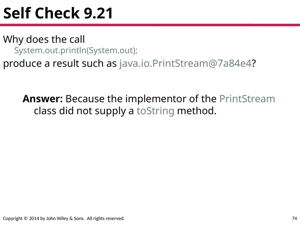 Chapter Goals To learn about inheritance To - slide 74 of 78
