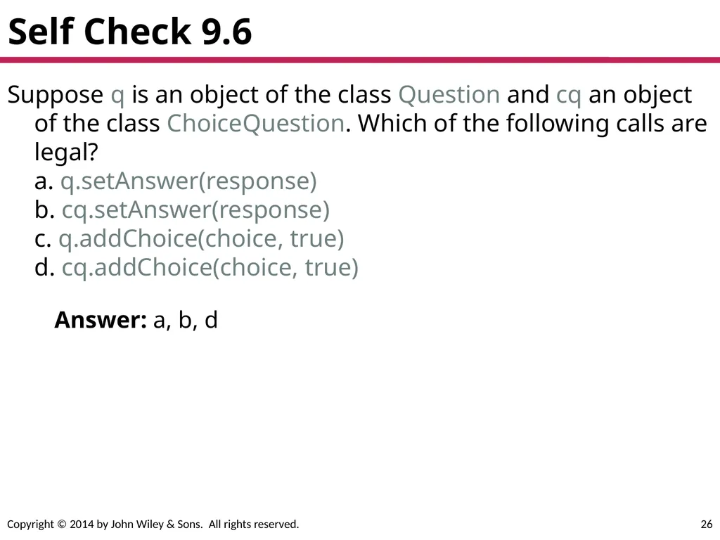 Chapter Goals To learn about inheritance To - slide 26 of 78