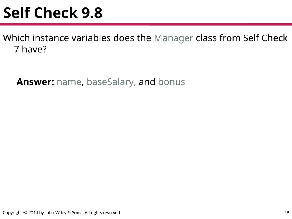 Chapter Goals To learn about inheritance To - slide 29 of 78