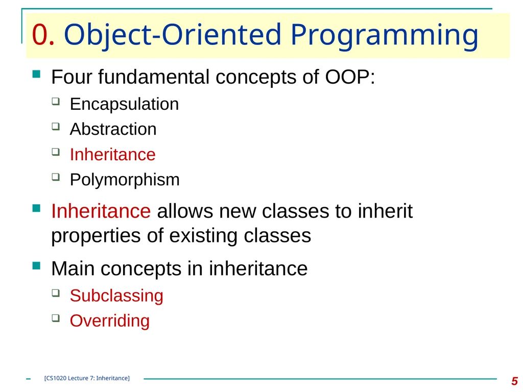 CS1020 Lecture Note #7: Object Oriented - slide 5 of 34