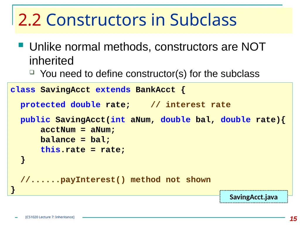 CS1020 Lecture Note #7: Object Oriented - slide 15 of 34