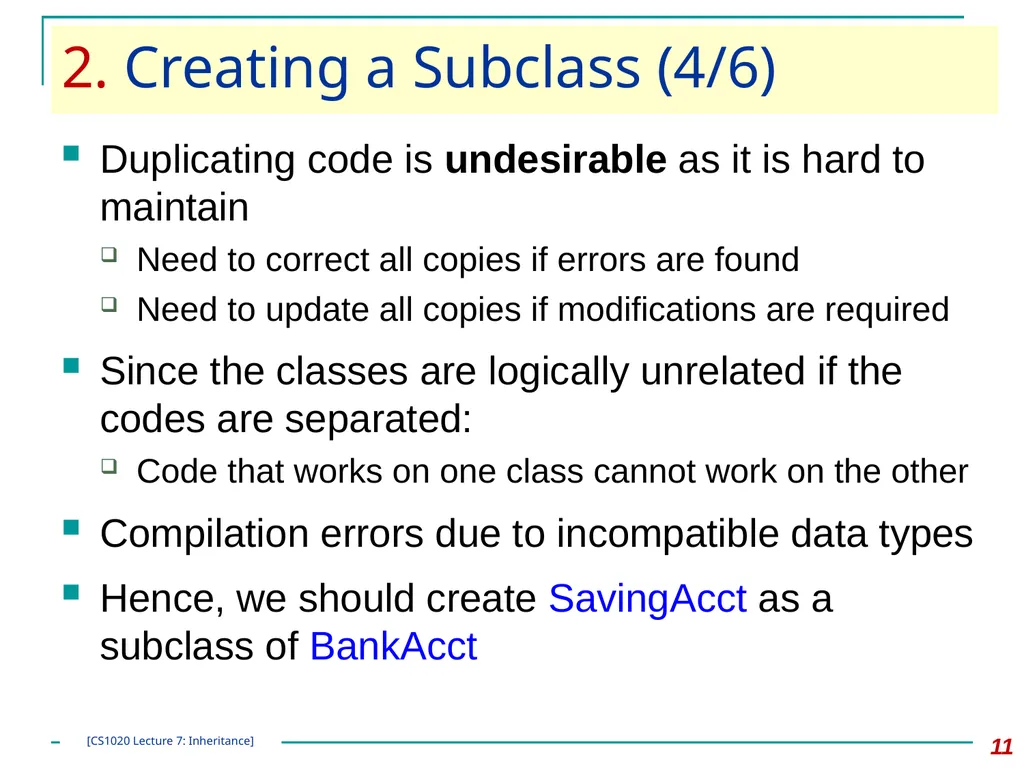 CS1020 Lecture Note #7: Object Oriented - slide 11 of 34