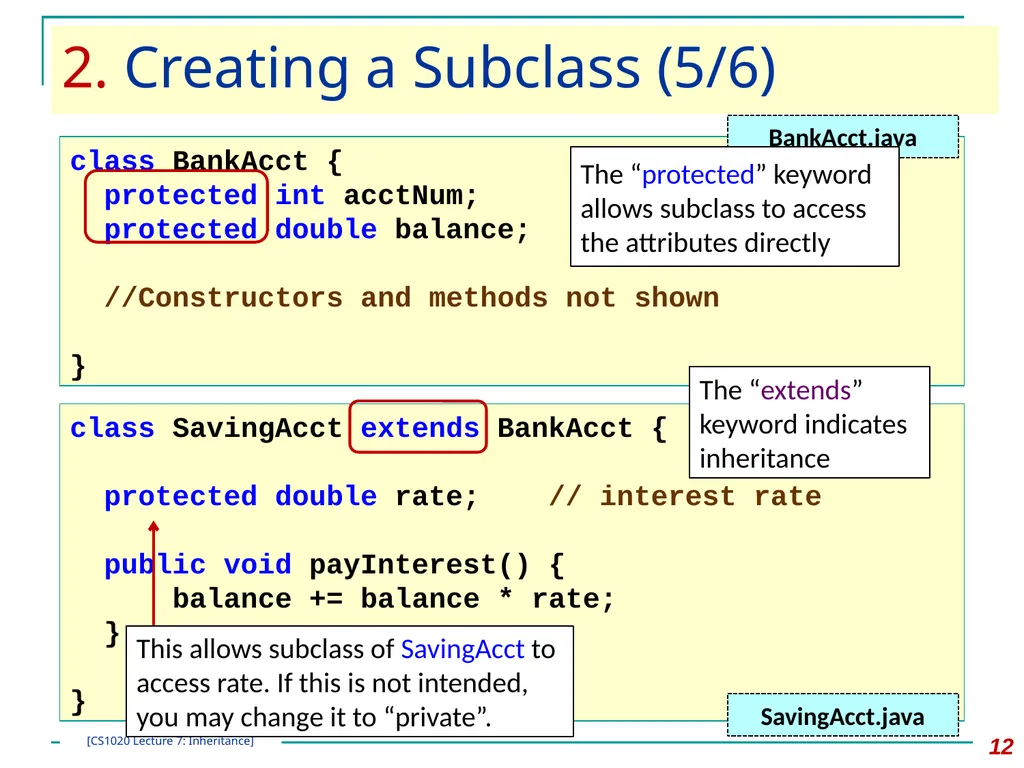 CS1020 Lecture Note #7: Object Oriented - slide 12 of 34