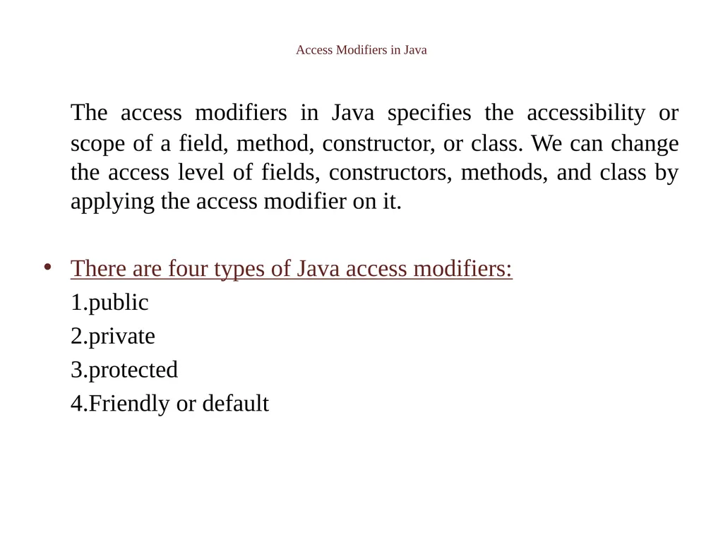 Inheritance Inheritance in Java is a mechanism in - slide 9 of 12