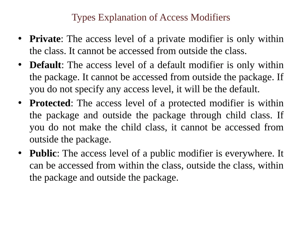 Inheritance Inheritance in Java is a mechanism in - slide 10 of 12
