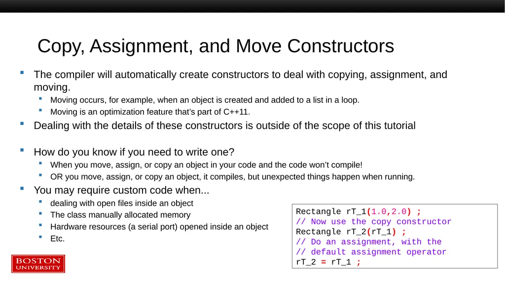 Introduction to C++: Part 2 Tutorial Outline: - slide 22 of 66
