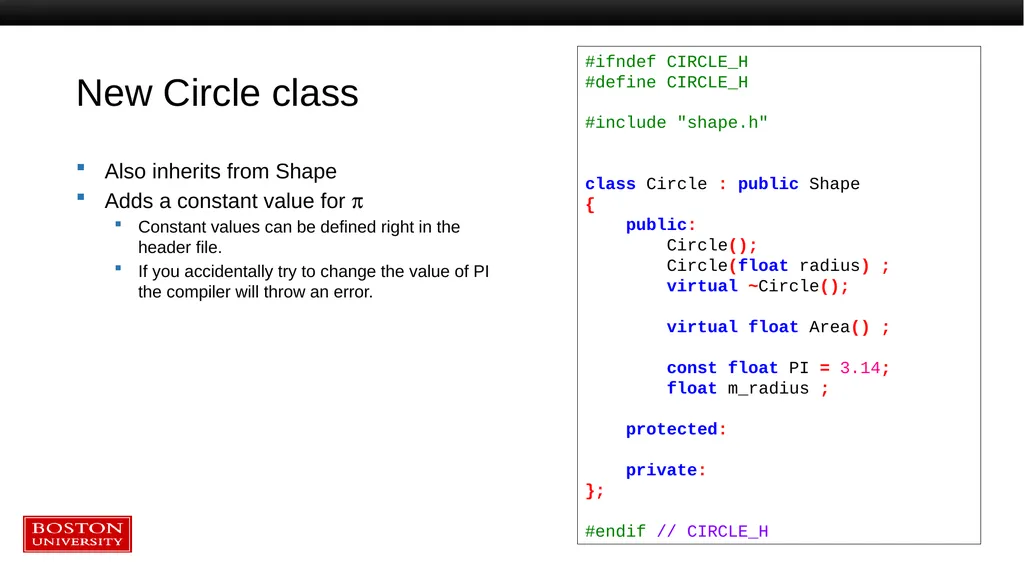 Introduction to C++: Part 2 Tutorial Outline: - slide 62 of 66