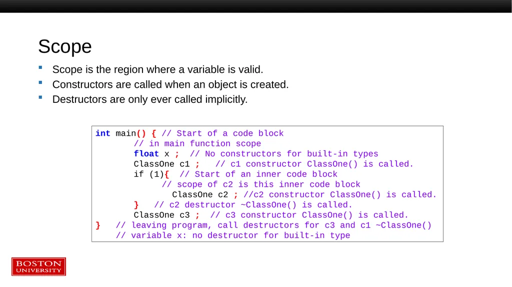 Introduction to C++: Part 2 Tutorial Outline: - slide 21 of 66