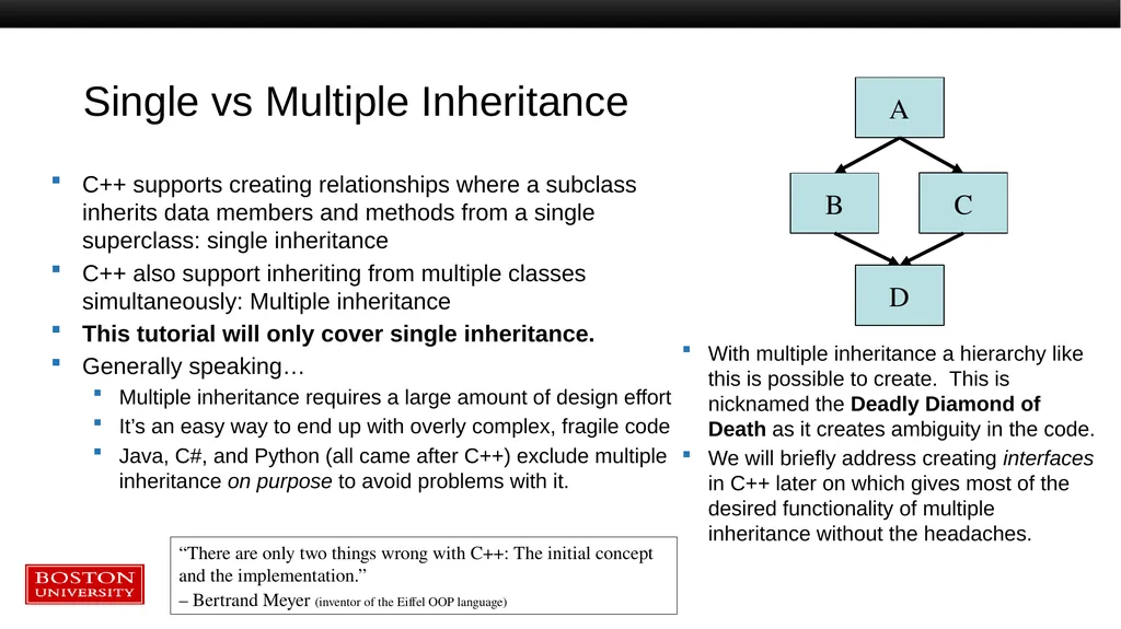 Introduction to C++: Part 2 Tutorial Outline: - slide 30 of 66
