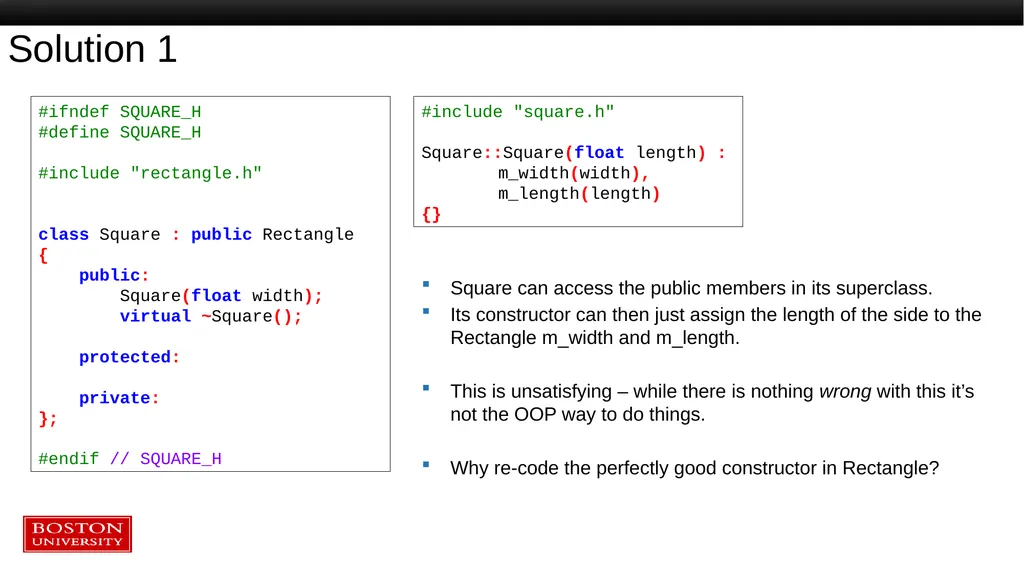 Introduction to C++: Part 2 Tutorial Outline: - slide 38 of 66