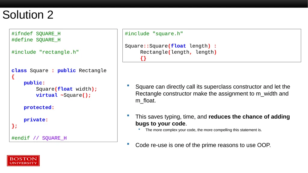 Introduction to C++: Part 2 Tutorial Outline: - slide 40 of 66