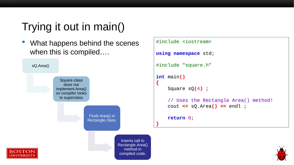 Introduction to C++: Part 2 Tutorial Outline: - slide 41 of 66