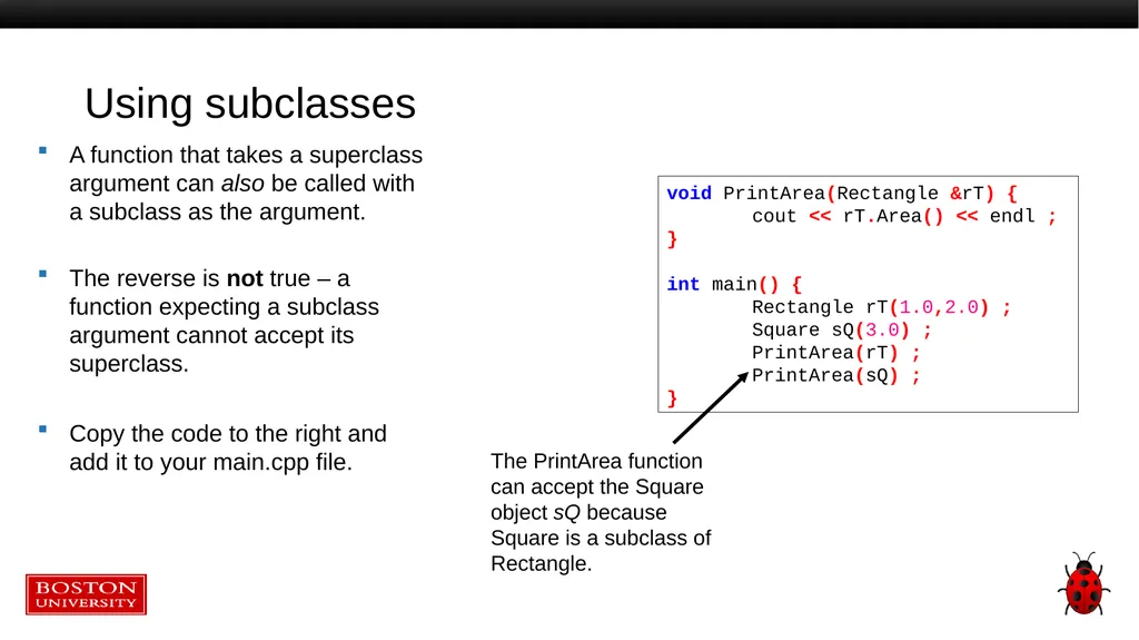 Introduction to C++: Part 2 Tutorial Outline: - slide 44 of 66
