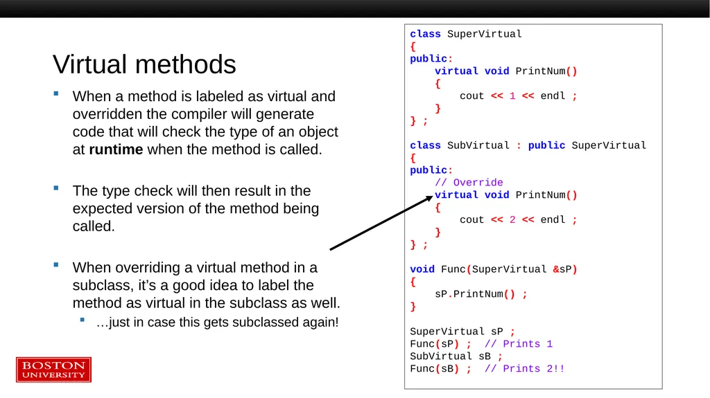 Introduction to C++: Part 2 Tutorial Outline: - slide 49 of 66