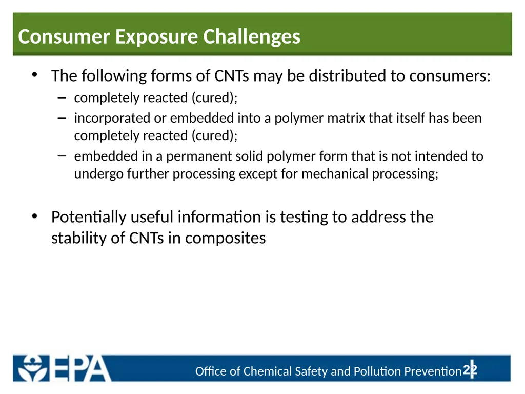 Regulatory Priorities and Information Needs Linked - slide 22 of 24
