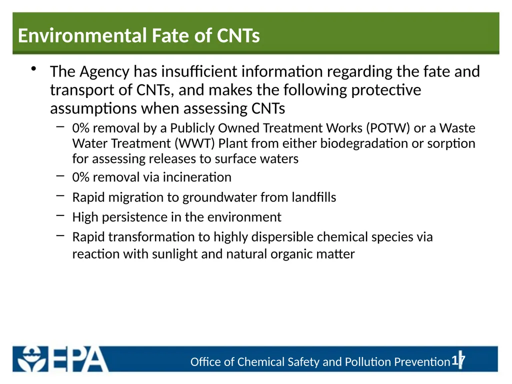 Regulatory Priorities and Information Needs Linked - slide 17 of 24