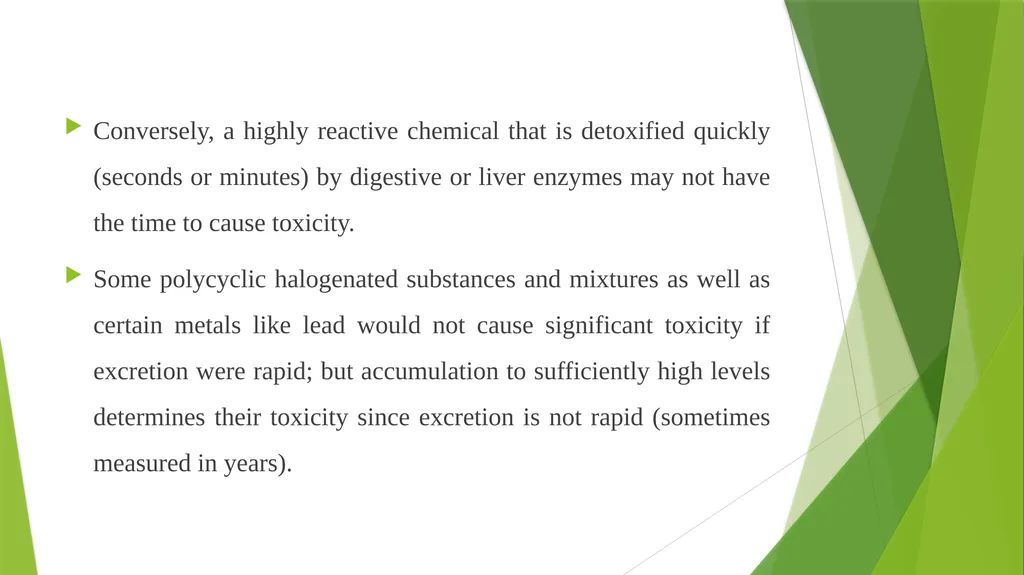 MECHANISTIC TOXICOLOGY VPP- 609 Unit I - slide 6 of 21