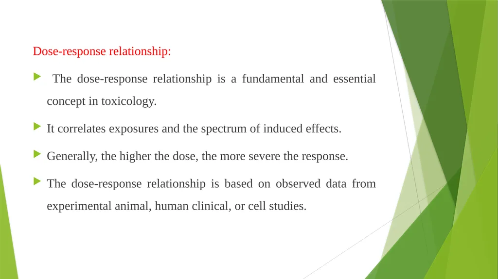 MECHANISTIC TOXICOLOGY VPP- 609 Unit I - slide 14 of 21