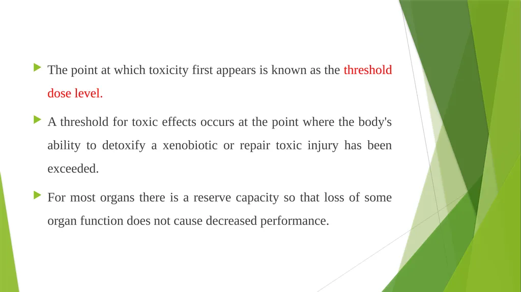 MECHANISTIC TOXICOLOGY VPP- 609 Unit I - slide 15 of 21
