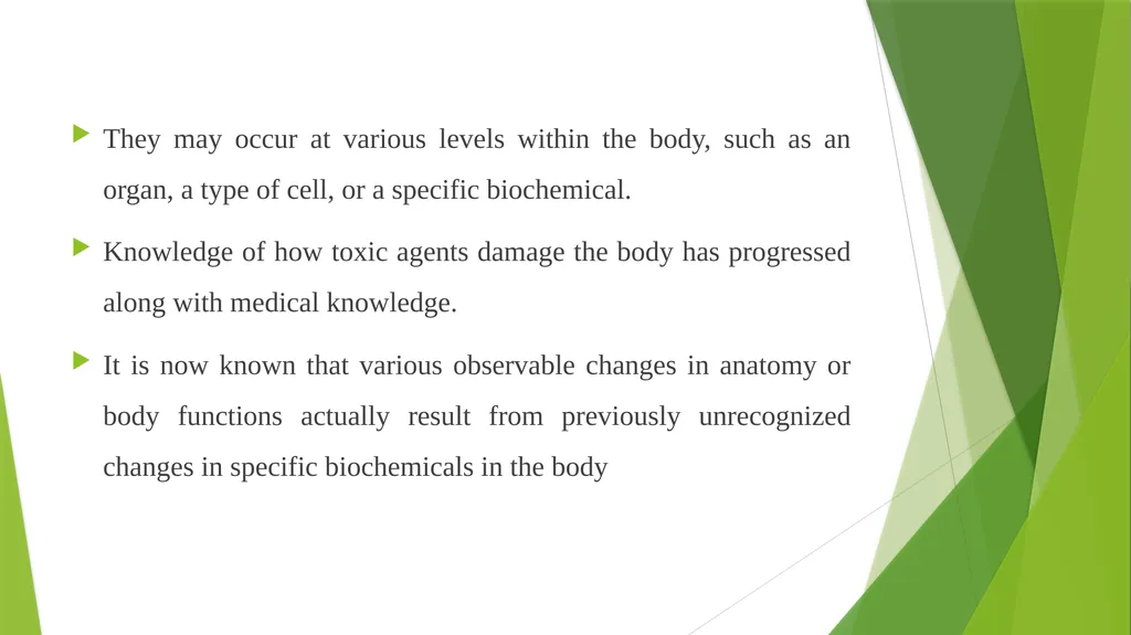 MECHANISTIC TOXICOLOGY VPP- 609 Unit I - slide 9 of 21