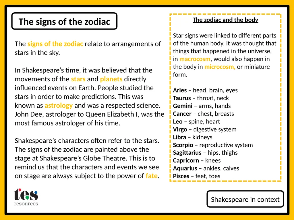 The four humours Shakespeare in context - slide 2 of 6
